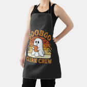 Booboo Clerk Crew Halloween Ghost Ontwerp_1 Schort (Insitu)
