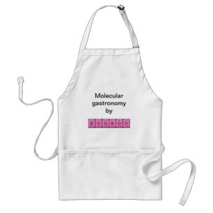Booboo periodieke lijstnaam apron standaard schort