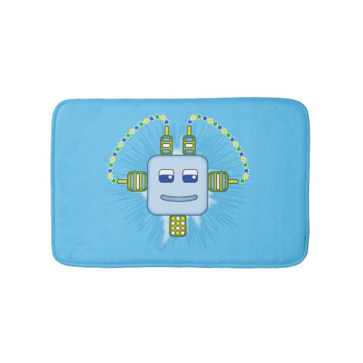 Booboobot Robot - Small Bath Mat (Voorkant)