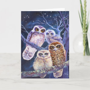 Boobook Owl Family Kaart
