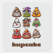 Boocake Vierkante Sticker (Voorkant)