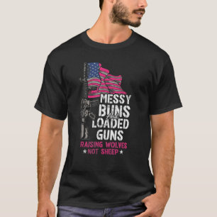 Boodbommen en geladen Pistolen die wolven niet sch T-shirt