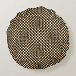 Boodbruine schaak over elkaar rond kussen