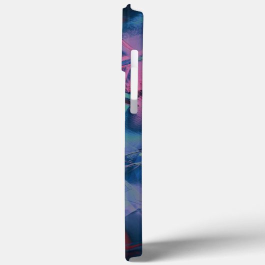 Boodkrommen gepolijst van felcyaan tot roze tinten Case-Mate iPhone case (Achterkant / Links)