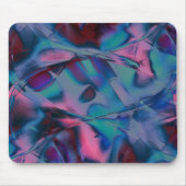 Boodkrommen gepolijst van felcyaan tot roze tinten muismat (Voorkant)