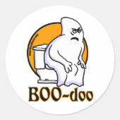 BooDoo Ronde Sticker (Voorkant)