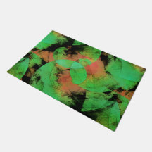 Boodoverlappende getextureerde zalmgroene spiralen