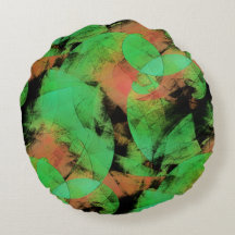 Boodoverlappende getextureerde zalmgroene spiralen