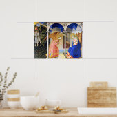 BOODSCHAP door Fra Beato Angelico Poster (Keuken)