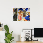 BOODSCHAP door Fra Beato Angelico Poster (Thuiskantoor)