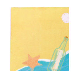 Boodschap in Bottle 1 Notitieblok