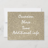 Boodschap in een fles strand zand oceaan golven zo kaart (Achterkant)