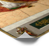 Boodschap met St. Emidius, 1486 Poster (Hoek)