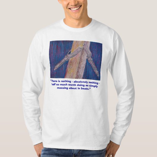 Boodschap Over in Boats T-shirt (Voorkant)