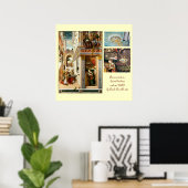 Boodschap, Sint Emidius en een UFO Poster (Thuiskantoor)