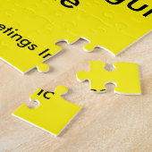 Boodschap tegen geweld tegen pistolen legpuzzel (Zijkant)