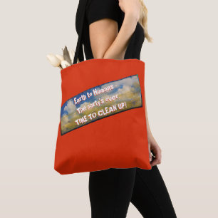 Boodschap van de Aarde Tote Bag