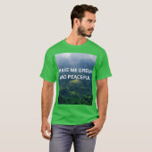 BOODSCHAP VAN DE DAG VAN DE AARDE T-SHIRT (Voorkant volledig)