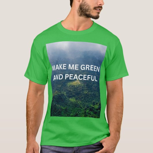 BOODSCHAP VAN DE DAG VAN DE AARDE T-SHIRT (Voorkant)