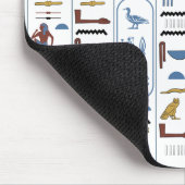 Boodschap van de Egyptische Hieroglyphs Farao Muismat (Hoek)