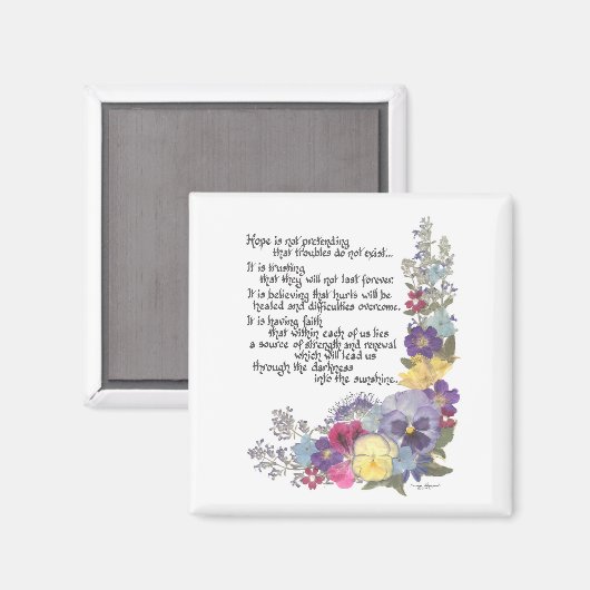 Boodschap van de Hoop Magneet (Voorkant / Achterkant)