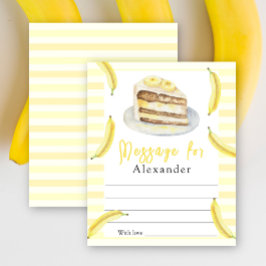 Boodschap van de Tijdcapsule van de Bananencake