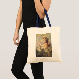 Boodschap van een engel door George Swinstead, Vin Tote Bag