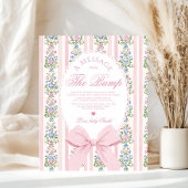 Boodschap van het Bump Love Shack Baby shower Poster