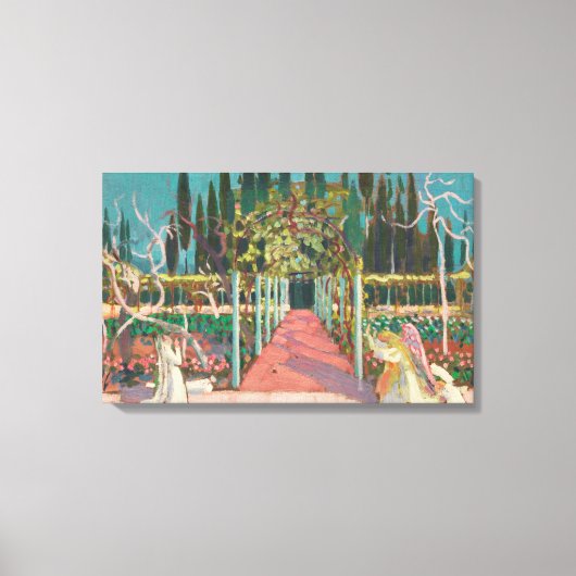 Boodschap van Maurice Denis Beroemd Schilderij Canvas Afdruk (Voorkant)