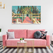 Boodschap van Maurice Denis Beroemd Schilderij Canvas Afdruk (Insitu (Woonkamer))