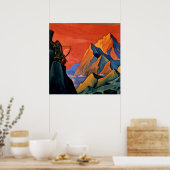 “Boodschap van Shambala” door Nicholas Roerich Poster (Keuken)