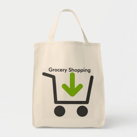 Boodschappen doen tote bag (Voorkant)