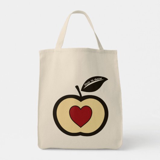 Boodschappen doen Voedsel om Logo Budget te laten  Tote Bag (Achterkant)