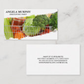 Boodschappen | Groenten Visitekaartje (Voorkant / Achterkant)