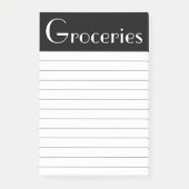 Boodschappen Post It Notes (Voorkant)