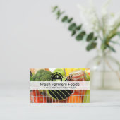 boodschappen | Productie in mandje Visitekaartje (Staand voorkant)