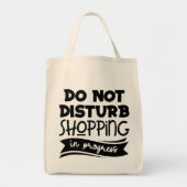 Boodschappen Quote Tote Tas (Voorkant)