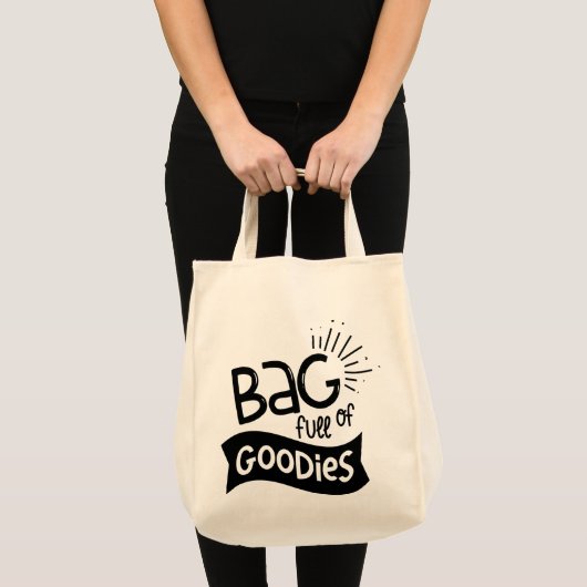 Boodschappen Quote Tote Tas (Voorkant (product))