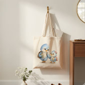 Boodschappen Tas Blauw Vogeltje