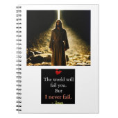 Boodschappen van Geloof: preek notities" Notitieboek (Voorkant)