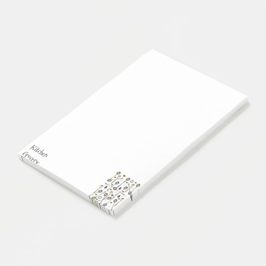 Boodschappenlijst Keuken Notities Post-it® Notes (Schuin)