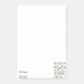 Boodschappenlijst Keuken Notities Post-it® Notes (Voorkant)