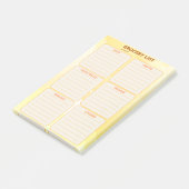 Boodschappenlijstje Post het Nota Post-it® Notes (Schuin)