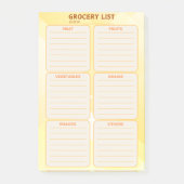 Boodschappenlijstje Post het Nota Post-it® Notes (Voorkant)