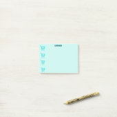 Boodschappenlijstje post-it-notitie herinnering post-it® notes (Op bureau)