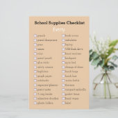 boodschappenlijstje voor perziken (Staand voorkant)