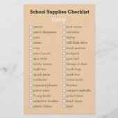 boodschappenlijstje voor perziken (Voorkant)