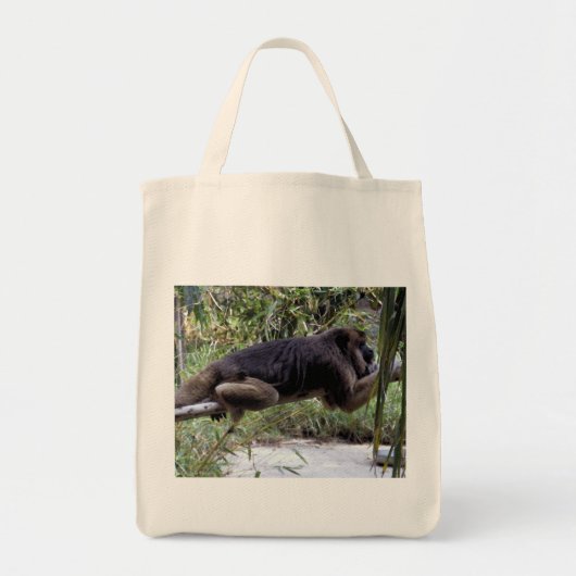 Boodschappennet van biologische howlermonkey tote bag (Voorkant)