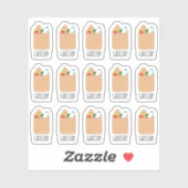 Boodschappentas Dagelijkse boodschappenplanner Sticker (Vel)