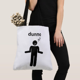 Boodschappentas dunno tote bag